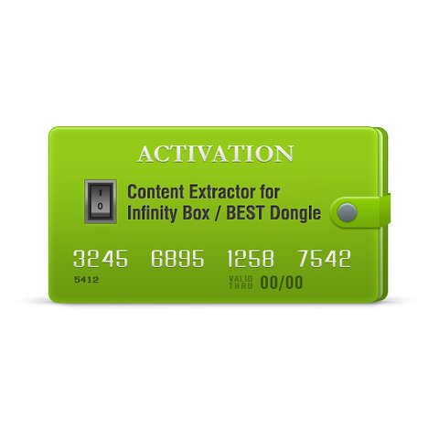 Activación de Content Extractor para Infinity Box Dongle, BEST Dongle
