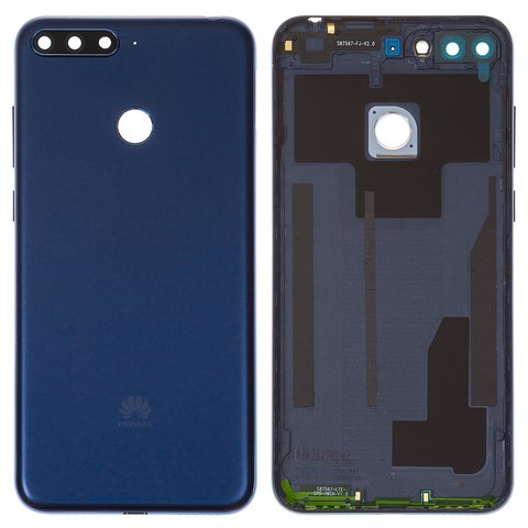 Panel trasero de carcasa puede usarse con Huawei Y6 Prime 2018 , azul, Original PRC