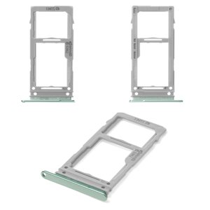 Sujetador de tarjeta SIM puede usarse con Samsung G973 Galaxy S10, G975 Galaxy S10 Plus, verde, con soporte para MMC, dual SIM