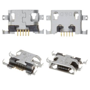 Conector de carga puede usarse con Xiaomi Mi A2 Lite, Redmi 6 Pro, 5 pin, micro USB tipo B