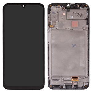 Pantalla LCD puede usarse con Samsung A245 Galaxy A24, negro, con marco, Original PRC 