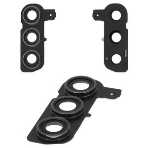 Vidrio de cámara puede usarse con Samsung S921 Galaxy S24, negro, con marcos