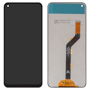 Pantalla LCD puede usarse con Tecno Camon 12 Air CC6 , negro, sin marco, High Copy