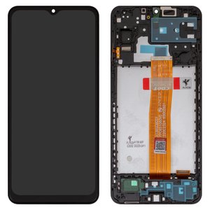 Pantalla LCD puede usarse con Samsung A047 Galaxy A04s, A136 Galaxy A13 5G, negro, con marco, FLYCDI, FPC651060V0