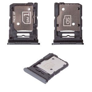 Sujetador de tarjeta SIM puede usarse con Motorola Moto G85, gris, urban grey