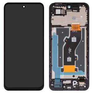 Pantalla LCD puede usarse con Infinix Smart 9 X6532 , negro, con marco, High Copy