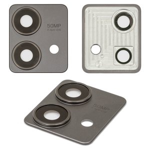 Vidrio de cámara puede usarse con Motorola Edge 40 Neo, negro, con marcos