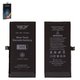 Batería Deji puede usarse con Apple iPhone 12 mini, Li-ion, 3.85 V, 2510 mAh, mayor capacidad, sin mensaje de error, decode battery