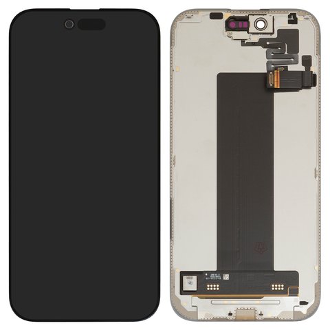 Pantalla LCD puede usarse con iPhone Air, negro, con marco, vidrio reemplazado