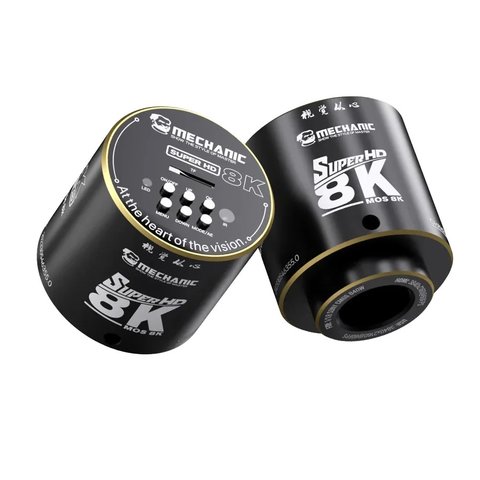 Cámara ocular Mechanic MOS 8K, para microscopio