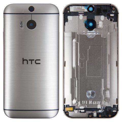 Задняя панель корпуса для HTC One M8s, серая