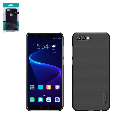 Чехол Nillkin Super Frosted Shield для Huawei Honor View 10 V10 , черный, с подставкой, матовый, пластик, #6902048151598