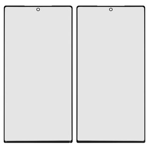 Скло корпуса для Samsung N985F Galaxy Note 20 Ultra, з ОСА плівкою, чорне