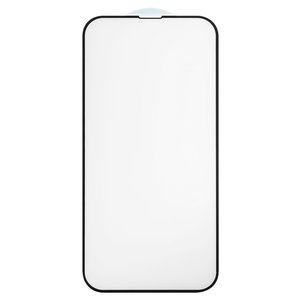 Захисне скло All Spares для Apple iPhone 13 Pro Max, iPhone 14 Plus, 5D Full Glue, чорний