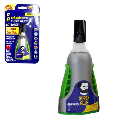 Суперклей Mechanic 401MIX, швидковисихаючий, 5 г