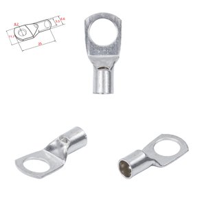 Наконечник SC10 8, 8 мм, кільцевий, мідний, луджений, 10 мм²