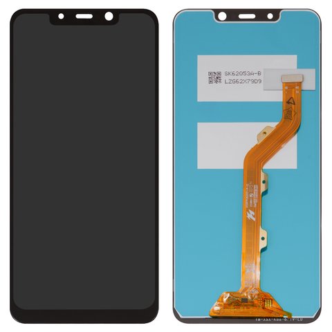 Дисплей для Tecno Spark 3 Pro KB8 , черный, без рамки, High Copy, FPC6202 4 Q