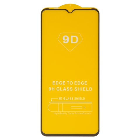 Защитное стекло для ZTE Blade A51 2021 , Blade A71 A7030, совместимо с чехлом, Full Glue, без упаковки , черный