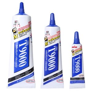 Клей герметик Mechanic T9000, для приклеивания тачскрина, дисплея, 15 мл, белый