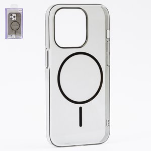 Чехол Fully PC MagSafe для iPhone 14 Pro, прозрачный, бесцветный, магнитный, пластик