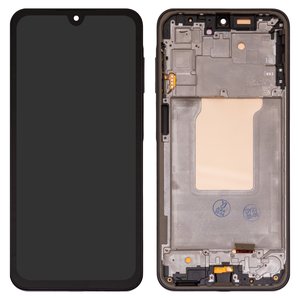 Дисплей для Samsung A266 Galaxy A26, черный, с рамкой, High Copy, OLED 