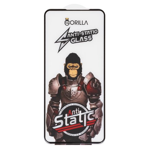 Защитное стекло для Google Pixel 8 Pro, совместимо с чехлом, Full Glue, Anti Static, черный, gorilla