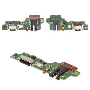 Шлейф для Tecno Spark 30 KL6 , конектора зарядки, з компонентами, Original PRC , плата зарядки