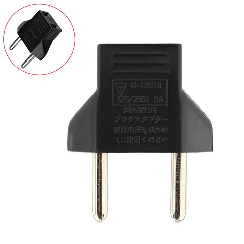 Переходник CN to EU, черный