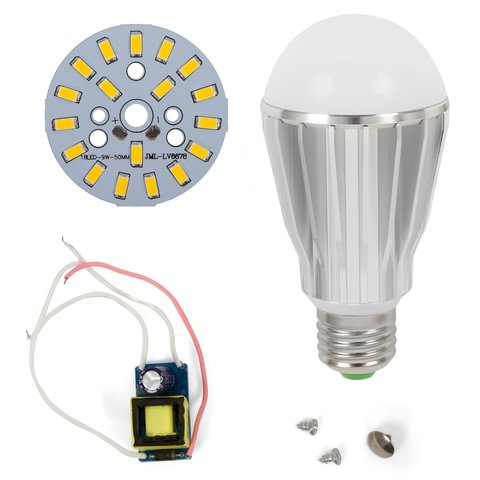 Комплект для збирання світлодіодної лампи SQ-Q17 9 Вт (теплий білий, E27)