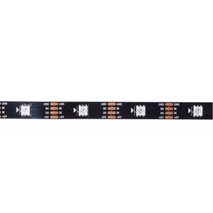 Світлодіодна стрічка RGB SMD5050, WS2813 (чорна, з управлінням, IP20, 5 В, 30 діодів/м, 1 м) Світлодіодна стрічка RGB SMD5050, WS2813 (чорна, з управлінням, IP20, 5 В, 30 діодів/м, 1 м)