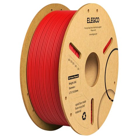 Филамент ELEGOO PLA+, красный red , 1 кг