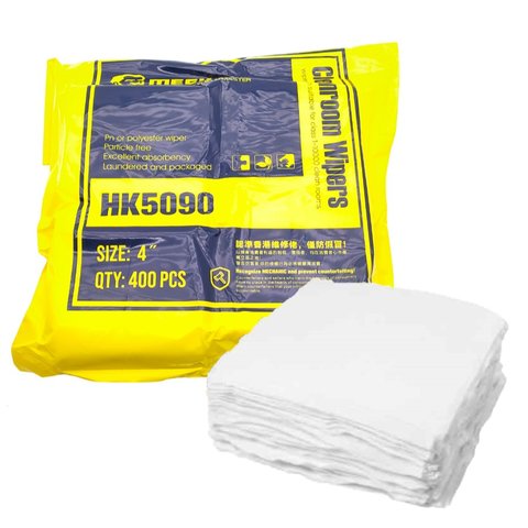 Салфетка из микрофибры Mechanic HK5090, для устранения пыли и отпечатков, 400 шт., 100*100 мм